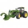 Ciągnik John Deere 7R z ładowaczem czołowym 